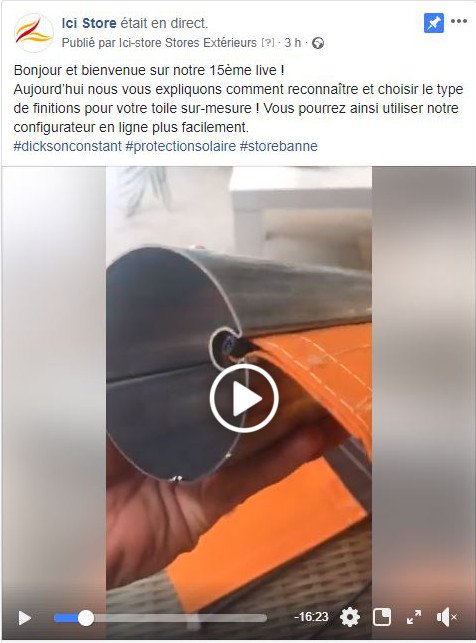 15ème live facebook de Jérémie - Rentoilage - Comment choisir les finitions d'une toile sur-mesure
